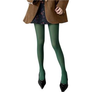 imageSHENHE Womens Patterned Fishnet Tights High Waist Pantyhose Floral StockingsSolid Dark Green