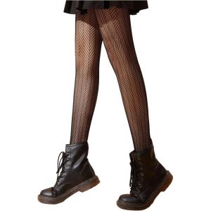 imageSHENHE Womens Patterned Fishnet Tights High Waist Pantyhose Floral StockingsStrips Fishing Net