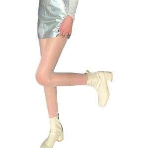 imageSHENHE Womens Patterned Fishnet Tights High Waist Pantyhose Floral StockingsWhite Glitter