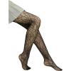 imageSHENHE Womens 1pc Sheer Mesh Pattern Tights High Waist Fashionable Sexy Streetwear Fishnet StockingsBlack Spiderweb