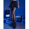 imageSHENHE Womens 1pc Sheer Mesh Pattern Tights High Waist Fashionable Sexy Streetwear Fishnet StockingsButterfly Fishnet Black