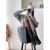 imageSHENHE Womens 1pc Sheer Mesh Pattern Tights High Waist Fashionable Sexy Streetwear Fishnet StockingsButterfly Lined Black