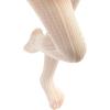 imageSHENHE Womens 1pc Sheer Mesh Pattern Tights High Waist Fashionable Sexy Streetwear Fishnet StockingsHollow Out Fishnet White