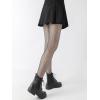 imageSHENHE Womens 1pc Sheer Mesh Pattern Tights High Waist Fashionable Sexy Streetwear Fishnet StockingsPolka Dots Black