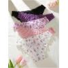 imageSHENHE Womens 5 Pack Cute Briefs Frilly Lettuce Trim Mid Rise Mesh Panty Sets UnderwearMulticolor a