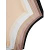imageSHENHE Womens High Waisted Seamless No Show Invisible Underwear Brief PantiesBlack Brown Multi