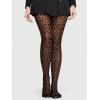 imageSHENHE Womens Leopard Print Tights Patterned Stockings Sheer Ultra Thin High Waist PantyhoseBlack