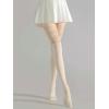 imageSHENHE Womens Mesh Patterned Tights Opaque Thigh High Stockings Pantyhose Leggings Beige onesize
