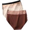 imageSHENHE Womens Plus Size 7 Piece No Show Seamless Briefs Underwear Low Rise PantiesMulticolor