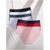imageSHENHE Womens Plus Size 7 Piece No Show Seamless Briefs Underwear Low Rise PantiesMulticolor a