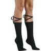 imageSHENHE Womens Lace Up Criss Cross Tie Mid Calf Socks Long Crew Socks Boot Socks