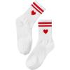 Heart Red White