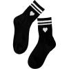Heart White Black