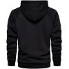 imageSHENHE Mens Loose Fit Bear Embroidery Long Sleeve Thermal Hooded Sweatshirt Hoodie TopsCoconut Tree Black