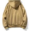 imageSHENHE Mens Loose Fit Bear Embroidery Long Sleeve Thermal Hooded Sweatshirt Hoodie TopsKhaki