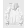 imageSHENHE Mens Loose Fit Bear Embroidery Long Sleeve Thermal Hooded Sweatshirt Hoodie TopsLetters White