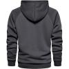 imageSHENHE Mens Loose Fit Bear Embroidery Long Sleeve Thermal Hooded Sweatshirt Hoodie TopsLittle Bear Grey