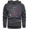 imageSHENHE Mens Loose Fit Bear Embroidery Long Sleeve Thermal Hooded Sweatshirt Hoodie TopsLittle Bear Grey