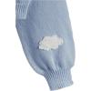 imageSHENHE Womens Cloud Print Button Down Sweaters V Neck Long Sleeve Crop Cardigan TopLight Blue