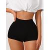 imageSHENHE Womens High Waisted Shapewear Panty Seamless Tummy Control UnderwearBlack