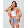 imageSHENHE Womens Loose Fit Open Front Colorful Space Dye Drop Shoulder Cardigan SweaterMulticolor a