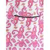 imageSHENHE Womens 2 Piece Pajama Set Bow Graphic Button Down Short Sleeve Lapel Shirt Pj Short SetMonkey Pink