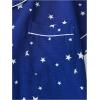 imageSHENHE Womens 2 Piece Pajama Set Bow Graphic Button Down Short Sleeve Lapel Shirt Pj Short SetStar Blue