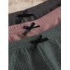 imageSHENHE Womens 3 Sets Cute Sleepwear Bow Front Lettuce Trim Cami and Shorts Pajama SetGrey Green Pink
