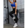 imageSHENHE Womens One Shoulder Cut Out Sports Bra Workout Gym Yoga Crop TopsRoyal Blue