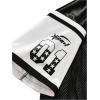 imageSHENHE Womens Oversized Letter Graphic Jersey Tee Color Block Short Sleeve Y2K Mesh Football Jersey TopsBlack