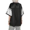 imageSHENHE Womens Oversized Letter Graphic Jersey Tee Color Block Short Sleeve Y2K Mesh Football Jersey TopsBlack