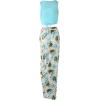imageSHENHE Womens 2 Piece Outfits Boho Skirt Sets Tie Back Cropped Tank Top and Slit Maxi SkirtGreen and White