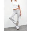 imageSHENHE Womens Crew Neck Short Sleeve Basic Tee Fitted Plain Cropped Tshirt Summer TopWhite