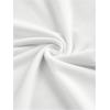 imageSHENHE Womens Mock Neck Ruched Drawstring Slit Long Sleeve Mesh Sexy Bodycon Mini DressWhite Solid