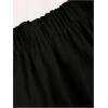 imageSHENHE Womens Summer 2 Piece Outfits Smocked Knot Crop Tube Top and Wide Leg Paperbag Shorts SetBlack
