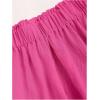 imageSHENHE Womens Summer 2 Piece Outfits Smocked Knot Crop Tube Top and Wide Leg Paperbag Shorts SetHot Pink