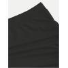imageSHENHE Womens Y2k 2 Piece Sexy Outfits Backless Halter Crop Top and Ruched Bodycon Mini Skirt SetBlack