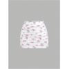 imageSHENHE Womens Y2k 2 Piece Sexy Outfits Backless Halter Crop Top and Ruched Bodycon Mini Skirt SetFloral Pink White