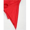 imageSHENHE Womens Y2k 2 Piece Sexy Outfits Backless Halter Crop Top and Ruched Bodycon Mini Skirt SetRed