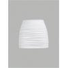 imageSHENHE Womens Y2k 2 Piece Sexy Outfits Backless Halter Crop Top and Ruched Bodycon Mini Skirt SetWhite