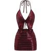 Sequin Burgundy