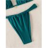 imageSHENHE Womens 2 Piece Swimsuits Triangle Bathing Suit Tie Back Sexy Thong Bikini SetTeal Blue