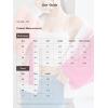 imageSHENHE Womens Color Block Open Front Long Sleeve Ribbed Knit Cropped Cardigan SweatersPink With Cami
