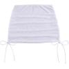 imageSHENHE Womens Mesh Swim Cover Up Skirt Drawstring Sheer Beach Mini Skirt CoverupPure White