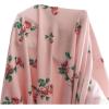 imageSHENHE Womens Ribbed Deep V Neck Floral Print Lace Trim Sexy Nightgown Chemise Slip DressPink Flower