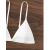 imageSHENHE Womens Ribbed Spaghetti Strap Micro Triangle Swimsuit Bathing Suit Bikini TopsWhite