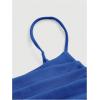 imageSHENHE Womens Ruched Corset Dress Spaghetti Strap Fit and Flare Flowy Skater Mini Cami DressRoyal Blue