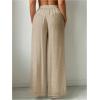 imageSHENHE Womens Bathing Suit Cover Up Pants Split Wide Leg Sheer Flowy Beach Palazzo PantsKhaki