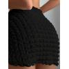 imageSHENHE Womens Sarong Coverup Short Bathing Suit Wrap Skirt Beach Swimsuit Cover UpBlack