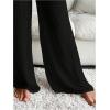 imageSHENHE Womens Swim Cover Up Pants Tie Front Wide Leg Loose Beach Palazzo Pants CoverupsBlack